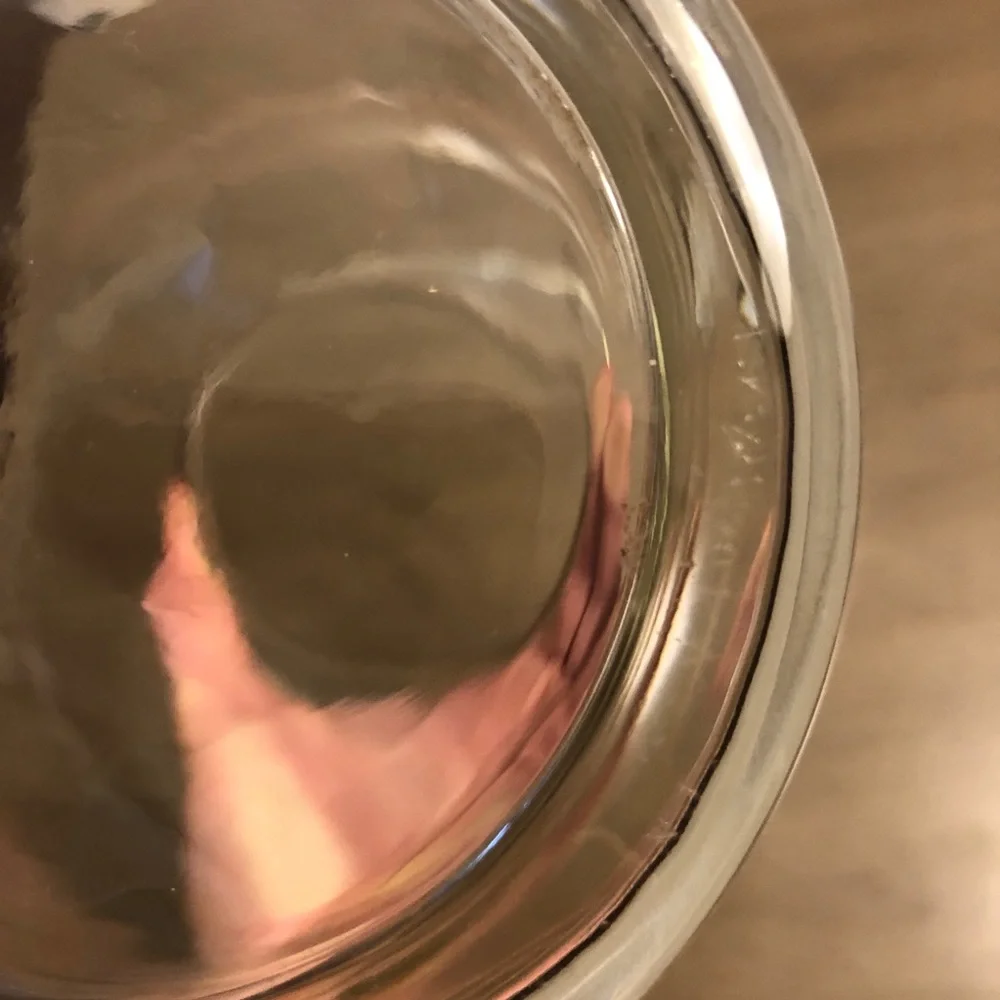 Elegant Clear Glass Flower Vase